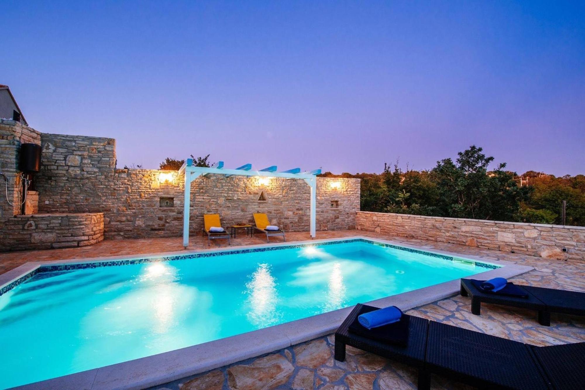 My Dalmatia - Holiday Home Korlat With Private Pool Benkovac Eksteriør bilde