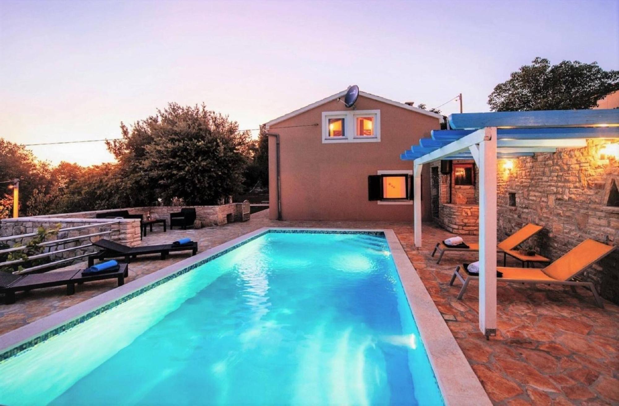 My Dalmatia - Holiday Home Korlat With Private Pool Benkovac Eksteriør bilde