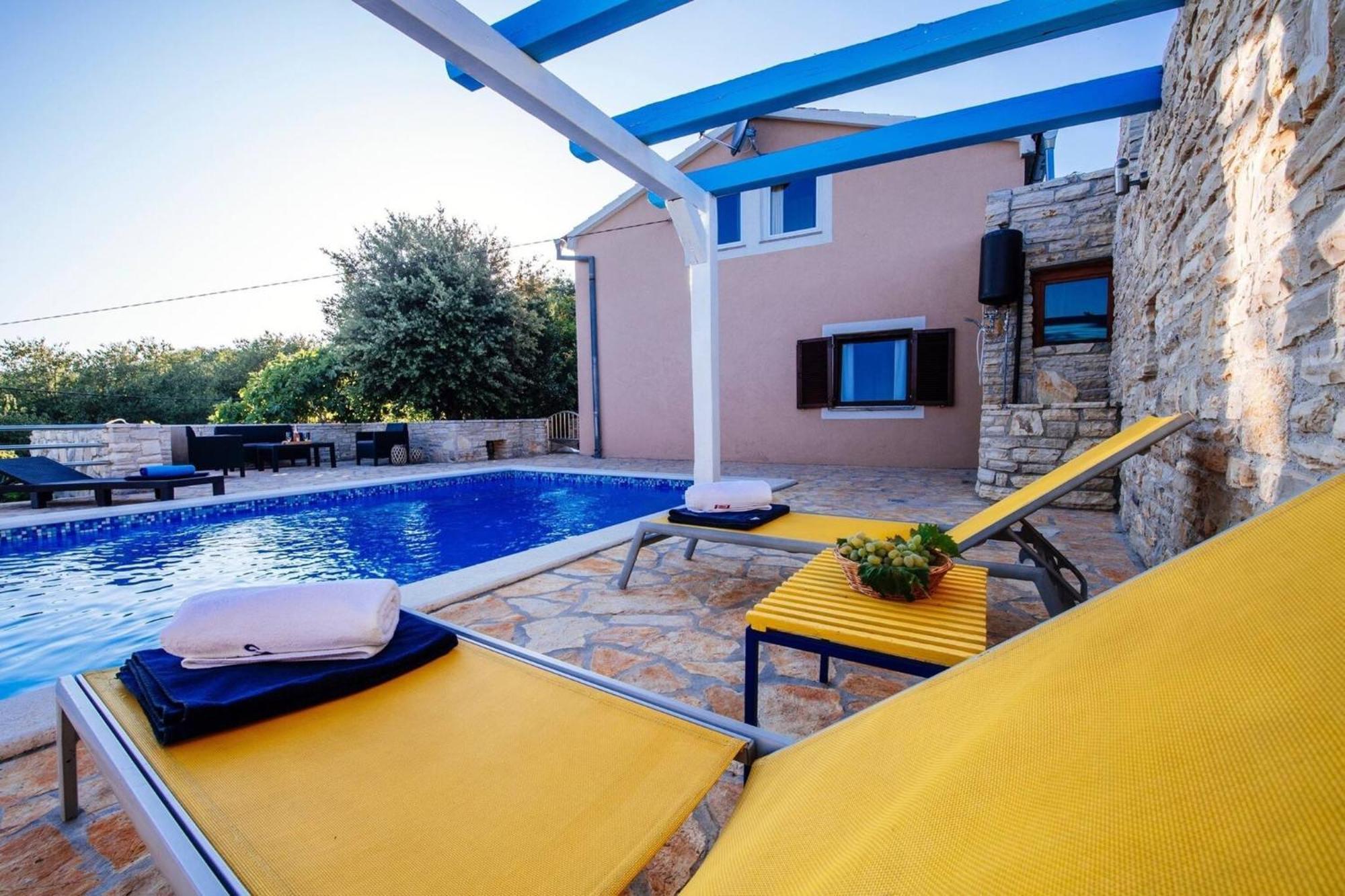 My Dalmatia - Holiday Home Korlat With Private Pool Benkovac Eksteriør bilde