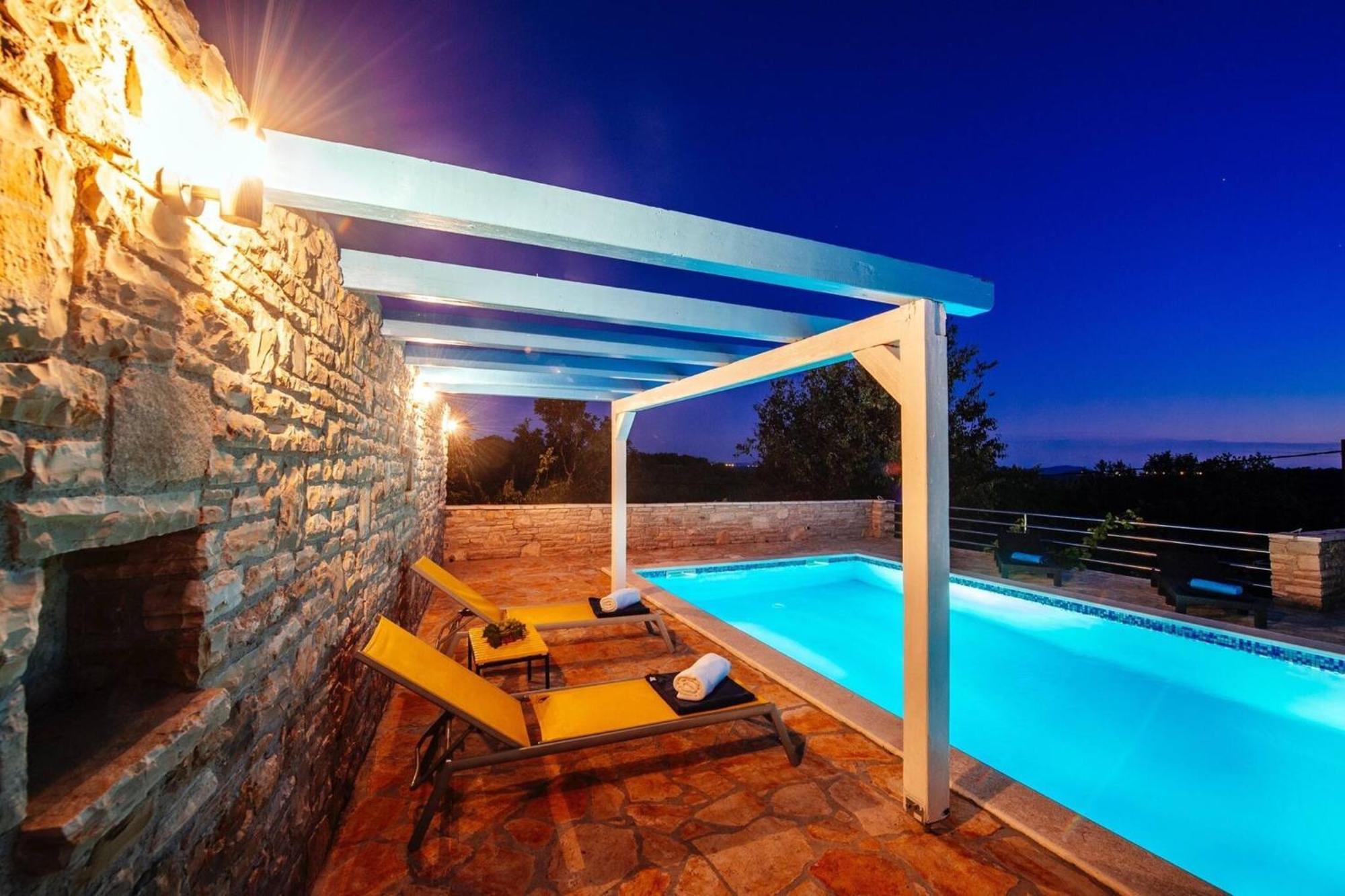 My Dalmatia - Holiday Home Korlat With Private Pool Benkovac Eksteriør bilde