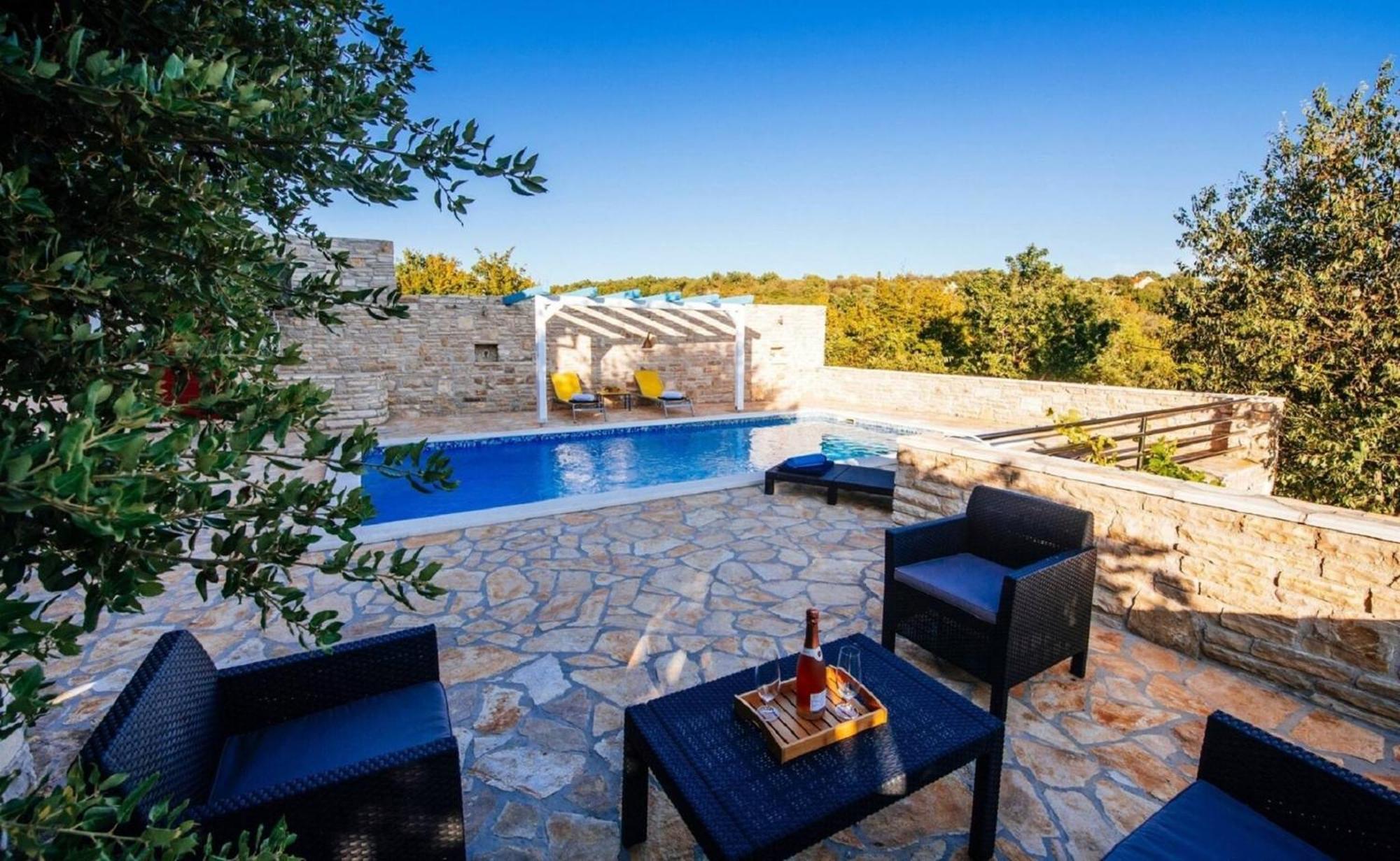 My Dalmatia - Holiday Home Korlat With Private Pool Benkovac Eksteriør bilde