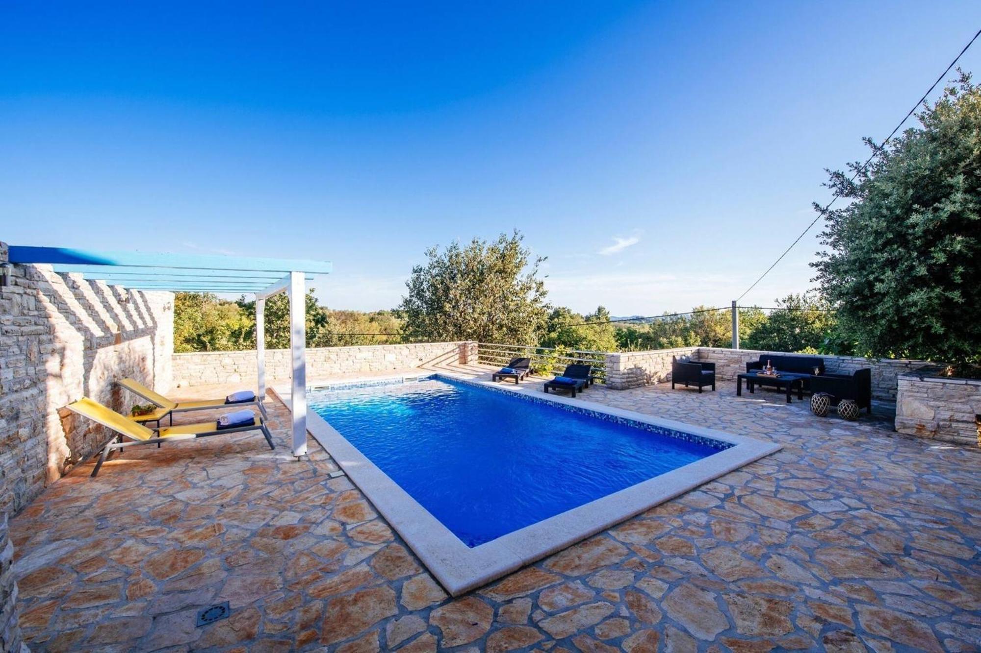 My Dalmatia - Holiday Home Korlat With Private Pool Benkovac Eksteriør bilde