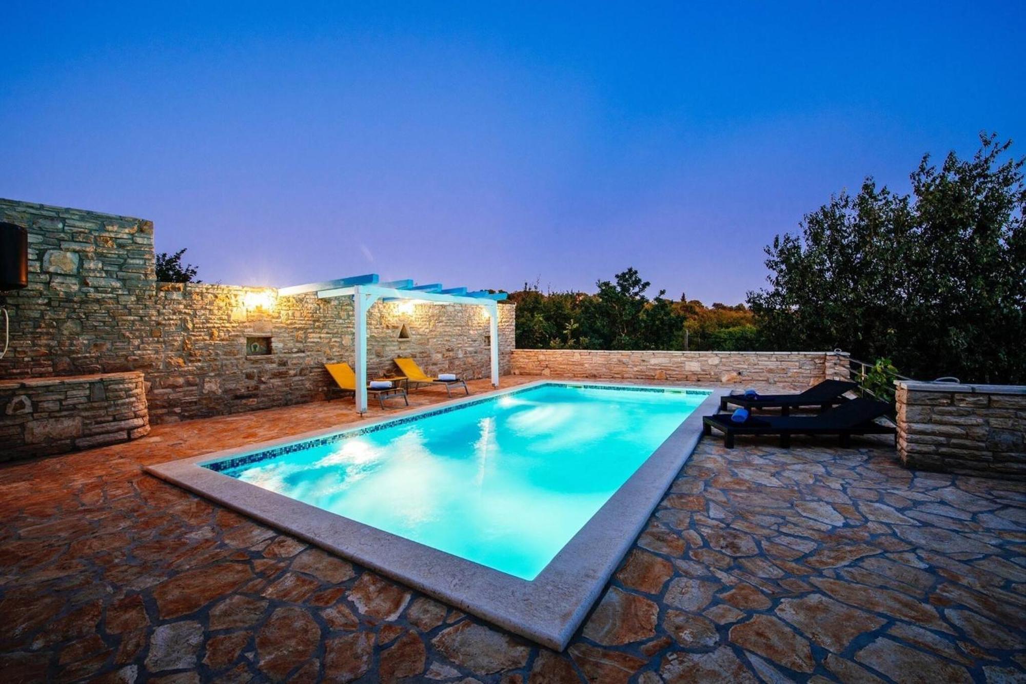 My Dalmatia - Holiday Home Korlat With Private Pool Benkovac Eksteriør bilde